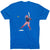 Softball Short Sleeve T-Shirt - Softball Star [Royal/Adult Small] - SS