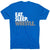 Wrestling T-shirt Short Sleeve Eat. Sleep. Wrestle. [Royal/Adult X-Large] - SS
