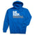 Wrestling Hooded Sweatshirt - Eat Sleep Wrestle (Stack) [Royal/Youth Large] - SS