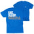 Wrestling Short Sleeve T-Shirt - Eat Sleep Wrestle (Stack) (Back Design) [Royal/Youth Medium] - SS