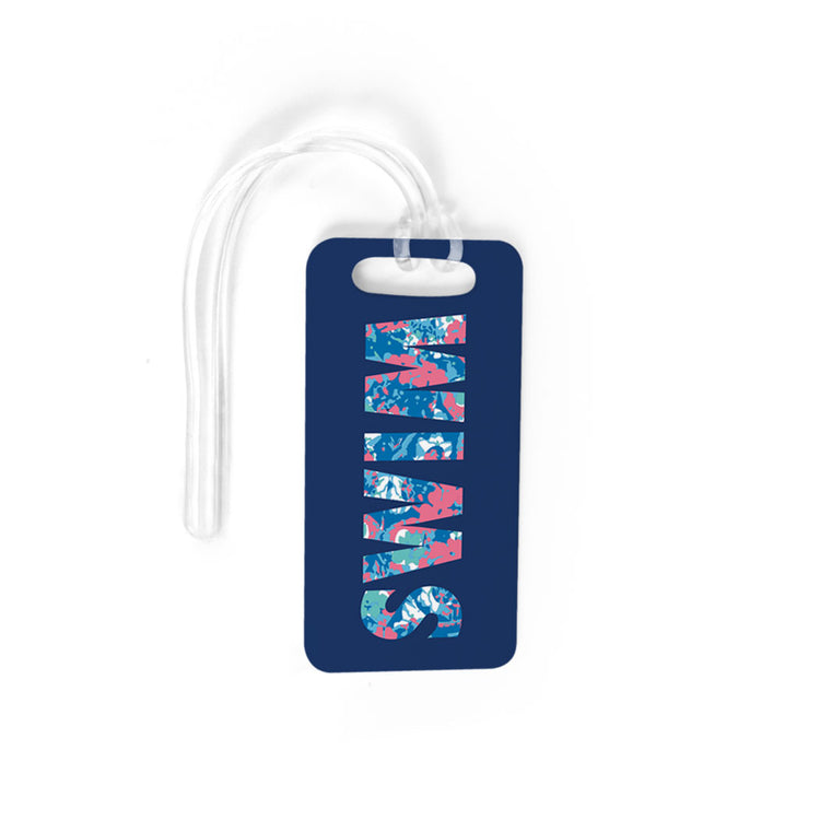 Swimming Bag/Luggage Tag - Floral Swim