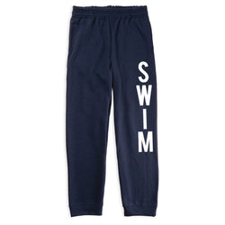 Swimming Fleece Sweatpants - Swim [Navy/Youth Small] - SS