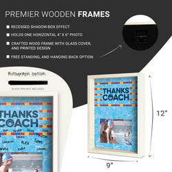 Swimming Premier Frame - Thanks Coach