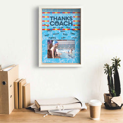 Swimming Premier Frame - Thanks Coach