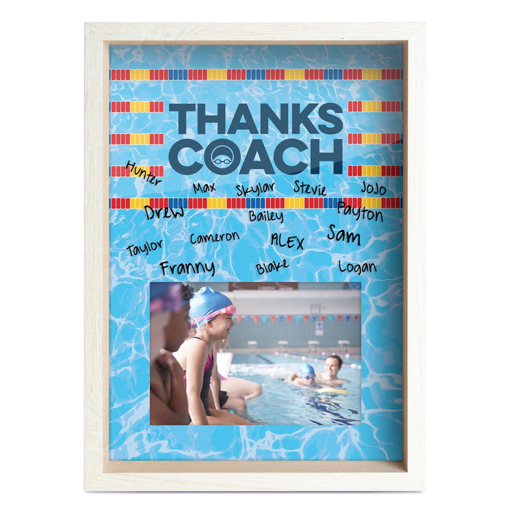 Swimming Premier Frame - Thanks Coach