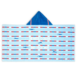 Swimming Hooded Towel - Lanes