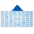 Swimming Hooded Towel - Lanes