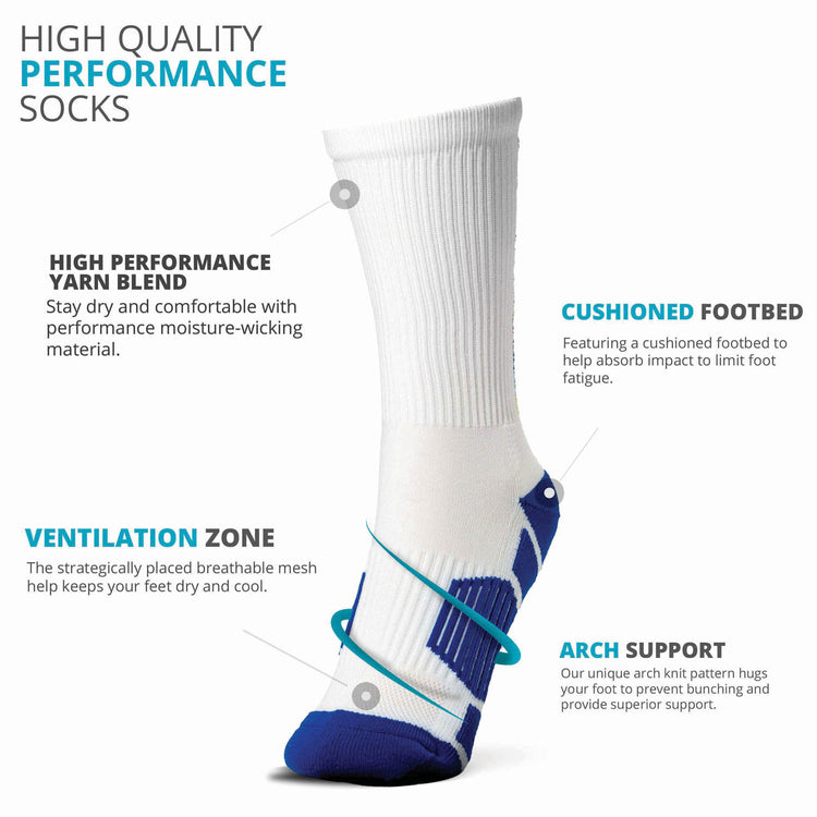Swimming Woven Mid-Calf Socks - Just Swim
