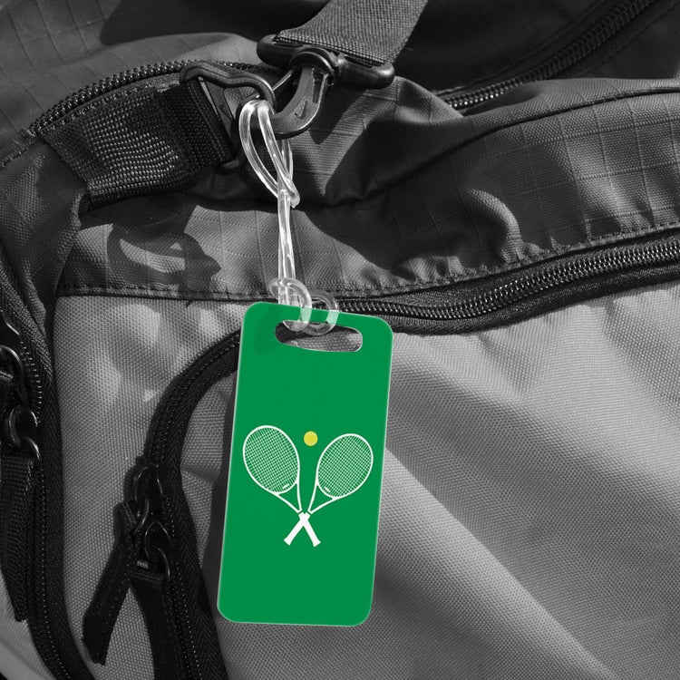 Tennis Bag/Luggage Tag - Crossed Rackets