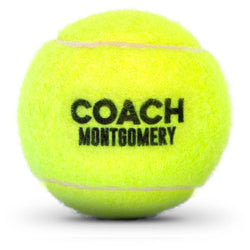 Personalized Tennis Ball - Coach (Bold)