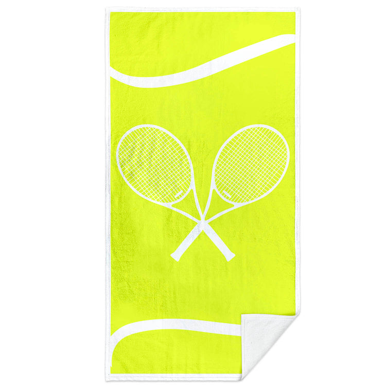 Tennis Premium Beach Towel - Tennis Time