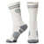 Tennis Woven Mid-Calf Socks - Crossed Racquets - Gray