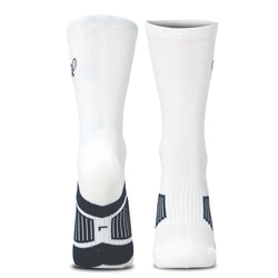 Tennis Mid-Calf Socks - Crossed Racquet (Emb) - Navy