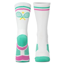 Tennis Woven Mid-Calf Sock Set - Match Point
