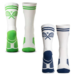 Tennis Woven Mid-Calf Sock Set - Set Point