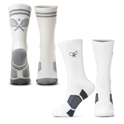 Tennis Woven Mid-Calf Sock Set - Drop Shot