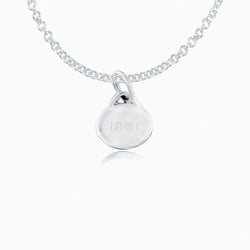 Sterling Silver Run 50 Necklace