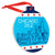 Running Round Ceramic Ornament - Chicago 26.2 Skyline