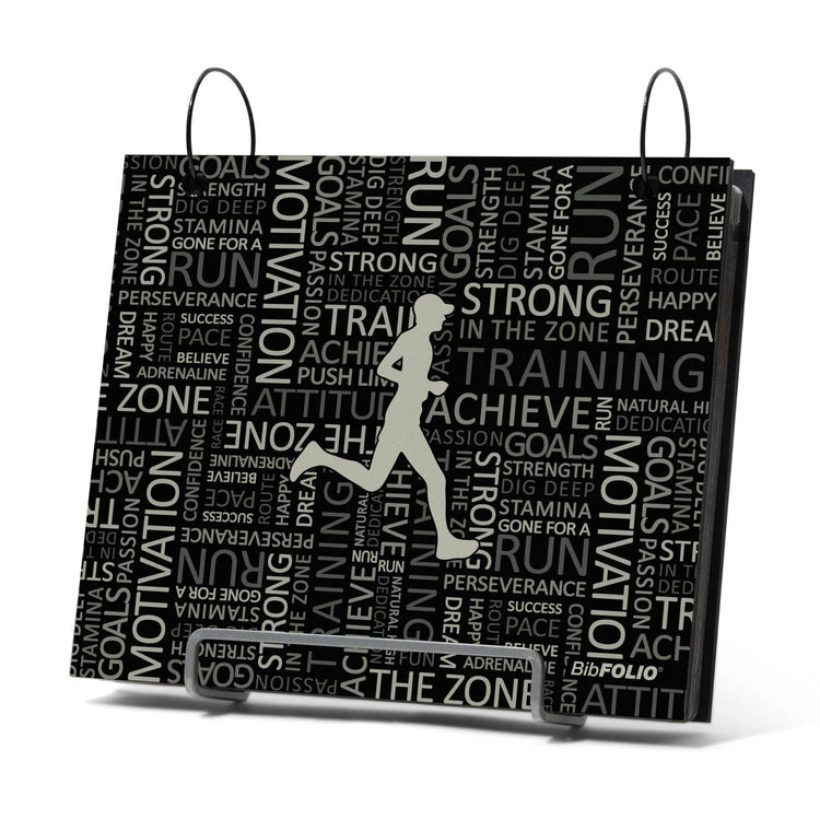 BibFOLIO® Race Bib Album - Running Inspiration Male