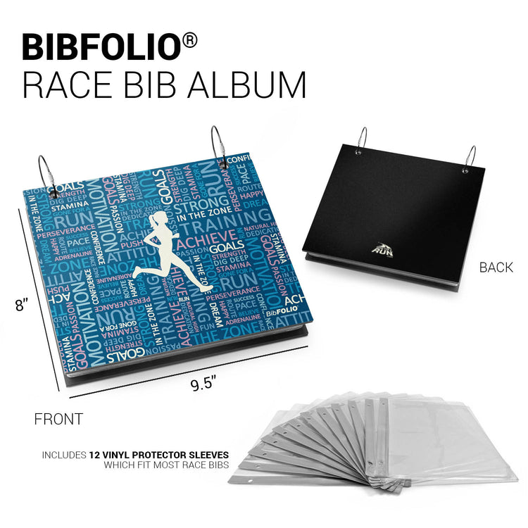 BibFOLIO® Race Bib Album - Running Inspiration Female