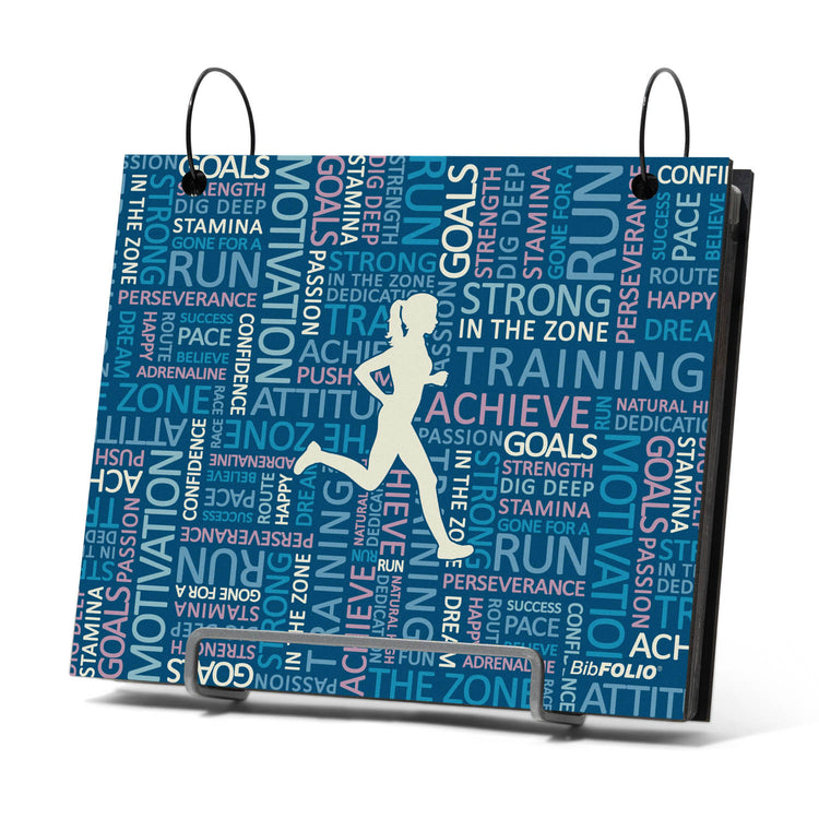 BibFOLIO® Race Bib Album - Running Inspiration Female