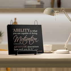 GFAR BibFOLIO® Race Bib Album - Ability. Motivation. Attitude