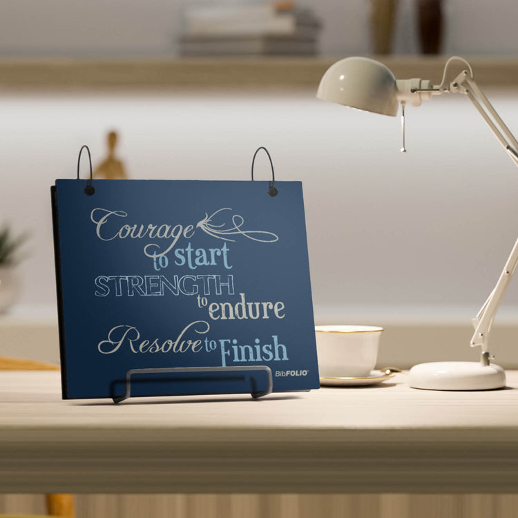 BibFOLIO® Race Bib Album - Courage To Start