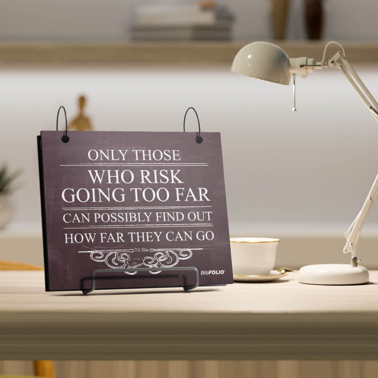 BibFOLIO® Race Bib Album - Only Those Who Risk