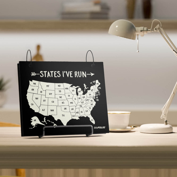 BibFOLIO® Race Bib Album - States I've Run