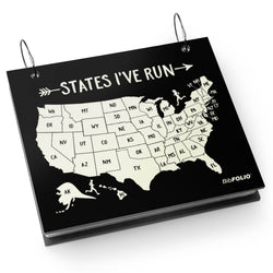 BibFOLIO® Race Bib Album - States I've Run
