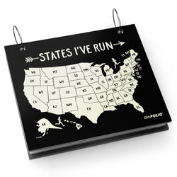 BibFOLIO® Race Bib Album - States I've Run