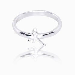 Runner Girl Sterling Silver Ring