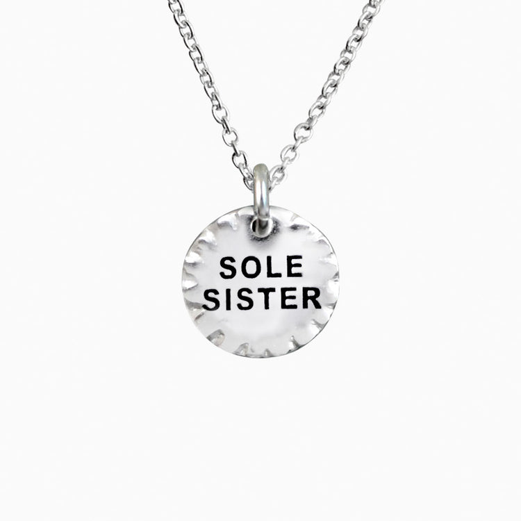 Sterling Silver Sole Sister Necklace