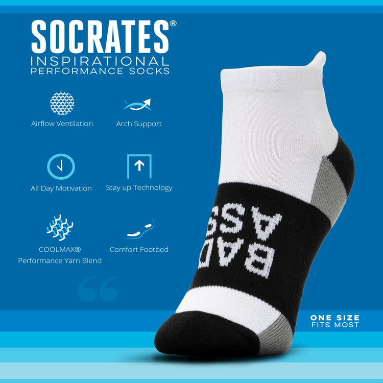 Socrates® Woven Performance Socks Bad Ass (Black)