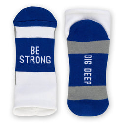 Socrates® Woven Performance Socks Be Strong (Royal)