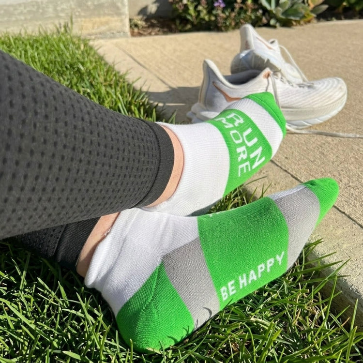 Socrates® Woven Performance Socks Run More (Lime)