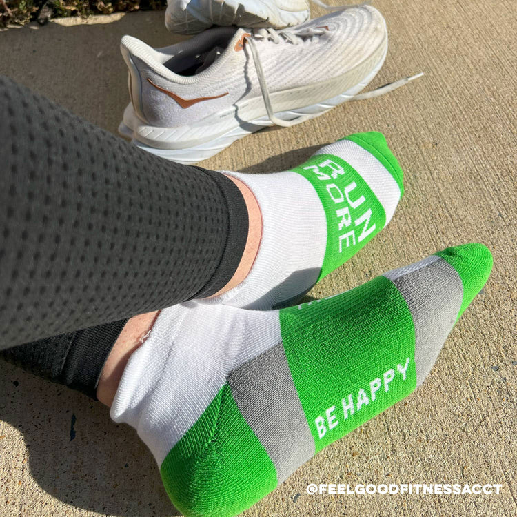 Socrates® Woven Performance Sock Run More (Lime)