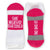 Socrates® Woven Performance Socks She Believed She Could (Fuchsia)