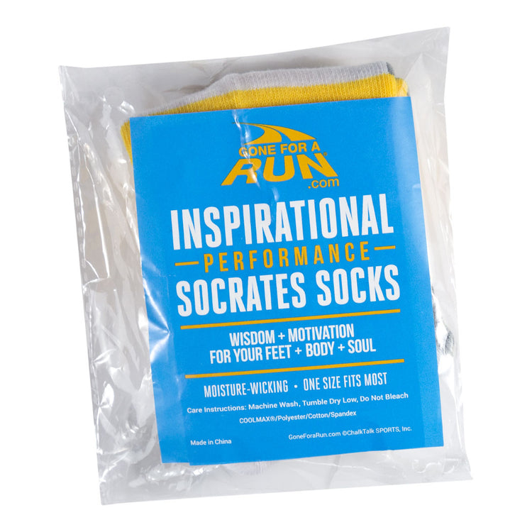 Socrates® Woven Performance Socks Suck It Up (Yellow)