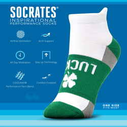 Socrates® Woven Performance Socks Lucky Socks (Green)