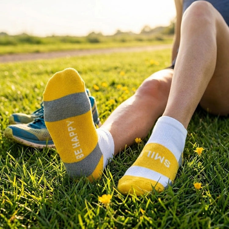 Socrates® Woven Performance Socks Smile (Yellow)