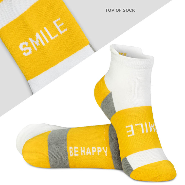 Socrates® Woven Performance Socks Smile (Yellow)