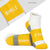 Socrates® Woven Performance Socks Smile (Yellow)