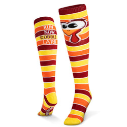 Yakety Yak Knee High Socks - Run Now Gobble Later