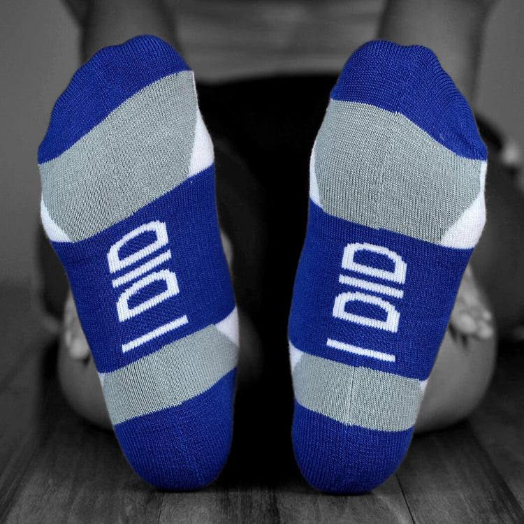Socrates® Woven Performance Socks I Can (Royal)