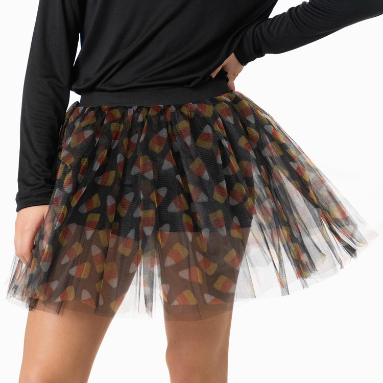 Runner's Printed Tutu Candy Corn