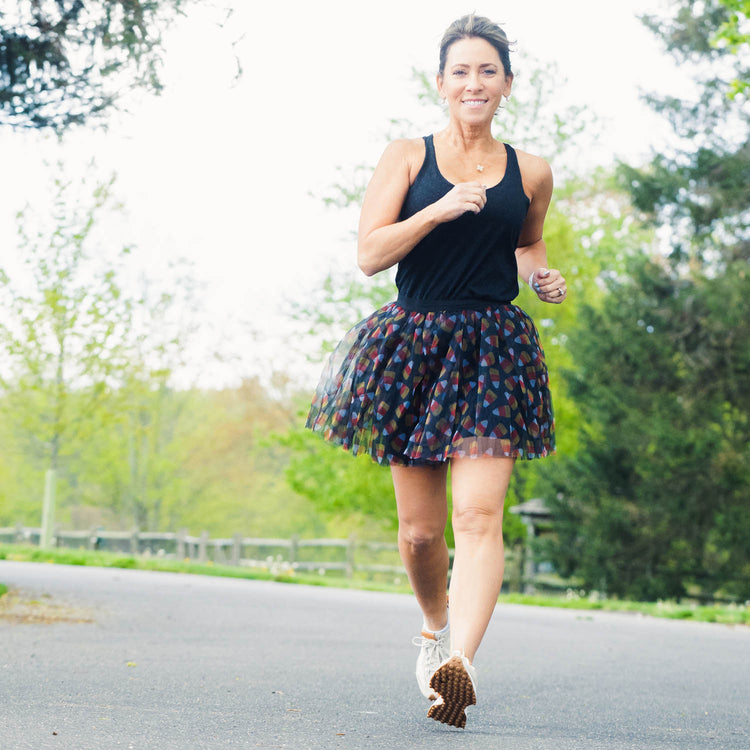 Runner's Printed Tutu Candy Corn