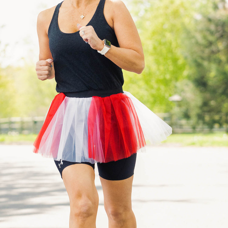 Runners Tutu - Red and White
