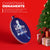 Running Round Ceramic Ornament - She Believed She Could So She Did (Blue)