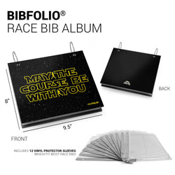 BibFOLIO® Race Bib Album - May The Course Be With You